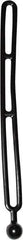 NoMarr - Light Duty Tie Down with Ball End - 16" OAL, Black - USA Tool & Supply
