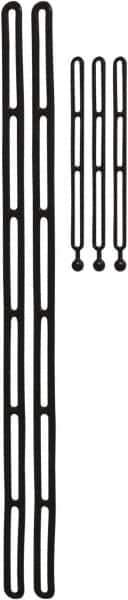 NoMarr - 4' Long x 48" Diam, Black Tie Down Strap Kit - USA Tool & Supply
