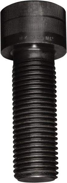 Holo-Krome - M42x4.50 Metric Coarse Hex Socket Drive, Socket Cap Screw - Grade 12.9 Alloy Steel, Black Oxide Finish, Fully Threaded, 80mm Length Under Head - USA Tool & Supply