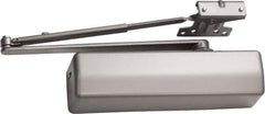 Corbin Russwin - Heavy-Duty Door Closer Manual Damper - Aluminum (Satin) Finish, Non-Handed - USA Tool & Supply