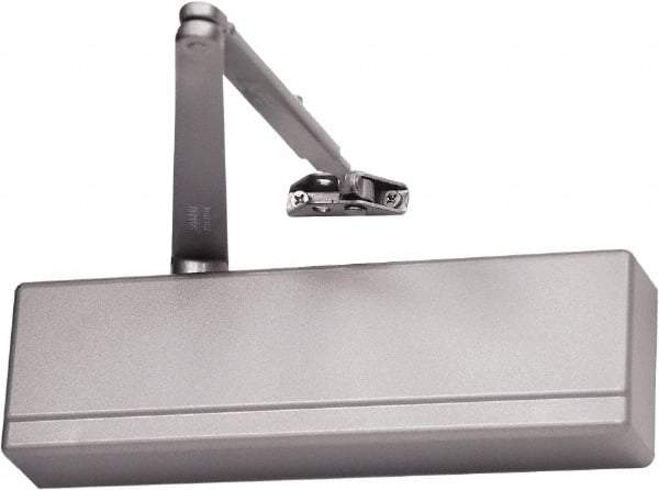 Sargent - Heavy-Duty Door Closer Manual Damper - Aluminum (Satin) Finish - USA Tool & Supply