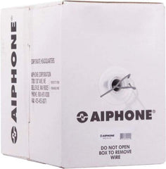 Aiphone - 20 AWG, 2 Wire, 1,000' OAL Unshielded Automation & Communication Cable - Polyethylene Insulation, 0.032" OD - USA Tool & Supply