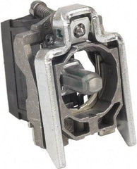 Schneider Electric - 110-120 VAC at 50/60 Hz Green Lens LED Indicating Light - Screw Connector, Electromagnetic Field Resistant, Electrostatic Discharge Resistant, Shock Resistant, Vibration Resistant - USA Tool & Supply
