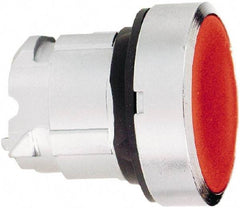 Schneider Electric - 22mm Mount Hole, Flush, Pushbutton Switch Only - Round, Orange Pushbutton, Illuminated, Momentary (MO) - USA Tool & Supply