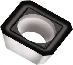 Walter - SDMT09T308 D57 Grade WKP25S Carbide Milling Insert - TiAlN/Al2O3 Finish, 0.156" Thick, 3/8" Inscribed Circle, 0.79mm Corner Radius - USA Tool & Supply