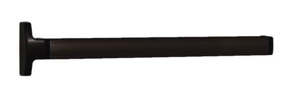 Falcon - 2' 6" to 3' 4-1/2" Door Width Concealed Vertical Rod Push Bar - Dark Bronze Finish - USA Tool & Supply