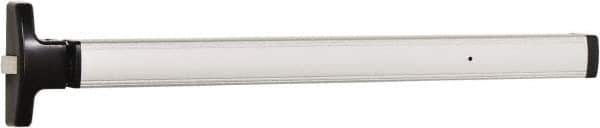 Falcon - 2' 6" to 3' 4-1/2" Door Width Rim Exit Device - Anodized Aluminum Finish - USA Tool & Supply