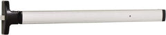 Falcon - 2' 6" to 3' 4-1/2" Door Width Rim Exit Device - Anodized Aluminum Finish - USA Tool & Supply