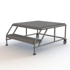 TRI-ARC - Rolling & Wall Mounted Ladders & Platforms Type: Rolling Work Platform Style: Steel Work Platform - USA Tool & Supply