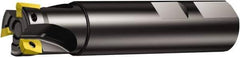 Sandvik Coromant - 5/8" Cut Diam, 10.0076mm Max Depth of Cut, 3/4" Shank Diam, 3-1/4" OAL, Indexable Square Shoulder Ramping End Mill - R390-11.. Inserts, Weldon Shank, 90° Lead Angle, Through Coolant, Series CoroMill 390 - USA Tool & Supply