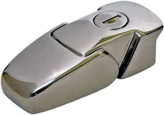 Value Collection - 3.09" Long x 1.35" Wide x 0.89" High, Over Center Draw Latch - 316 Stainless Steel, with Electropolished Finish - USA Tool & Supply