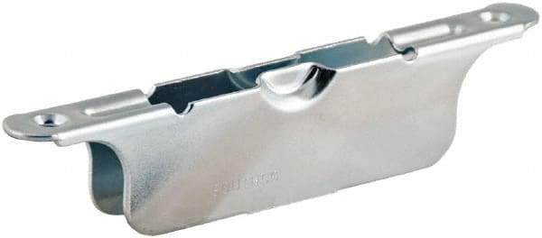 Made in USA - 1-1/4" Long x 0.63" Wide x 5.89" High, Draw Latch - Zinc Plated Steel, with Plain Steel Finish - USA Tool & Supply