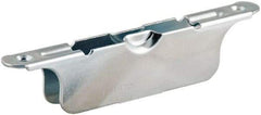 Made in USA - 1-1/4" Long x 0.63" Wide x 5.89" High, Draw Latch - Zinc Plated Steel, with Plain Steel Finish - USA Tool & Supply