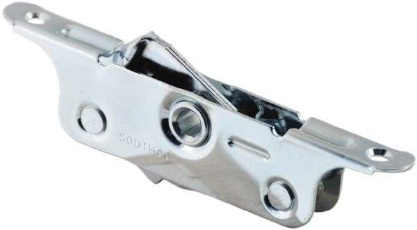 Made in USA - 0.44" Long x 0.64" Wide x 5.89" High, Draw Latch - Zinc Plated Steel, with Plain Steel Finish - USA Tool & Supply