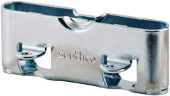 Made in USA - 1-1/4" Long x 1.63" Wide x 3.38" High, Draw Latch - Zinc Plated Steel, with Plain Steel Finish - USA Tool & Supply