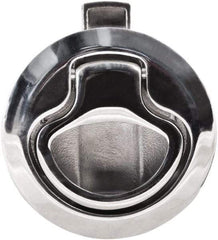 Value Collection - 1.96" Long x 0.88" Wide x 2.82" High, Flush Pull Latch - 316 Stainless Steel, with Electropolished Finish - USA Tool & Supply