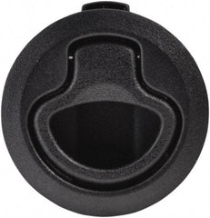 Value Collection - 1.96" Long x 0.88" Wide x 2.82" High, Flush Pull Latch - Polycarbonate, with Black Finish - USA Tool & Supply