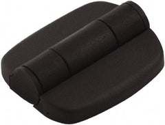 Made in USA - 1.91" Long x 1.73" Wide, Detent Hinge - Nylon, Black Finish - USA Tool & Supply