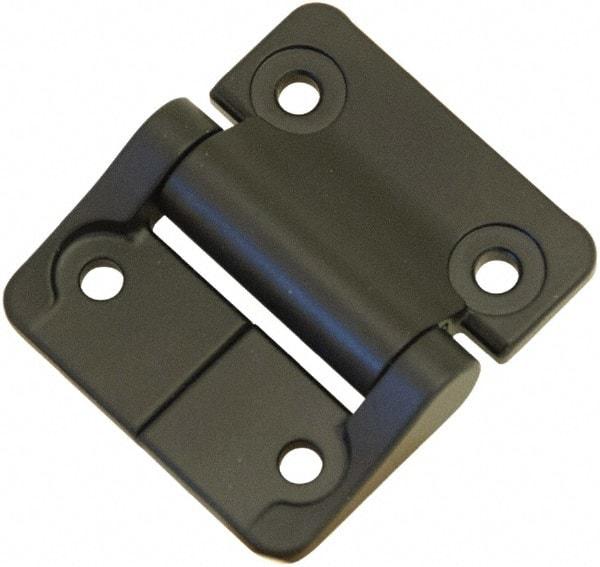 Value Collection - 2-1/4" Long x 2" Wide, Heavy Duty Hinge - Zinc, Black Finish - USA Tool & Supply