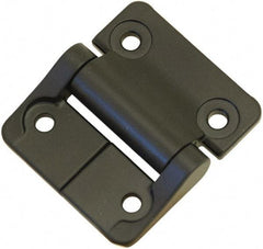 Value Collection - 2-1/4" Long x 2" Wide, Heavy Duty Hinge - Zinc, Black Finish - USA Tool & Supply