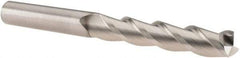 SGS - 1/2", 2-1/2" LOC, 1/2" Shank Diam, 5" OAL, 3 Flute, Solid Carbide Square End Mill - Single End, TiB2 Finish, Spiral Flute, 38° Helix, Centercutting, Right Hand Cut, Right Hand Flute, Series 43 - USA Tool & Supply