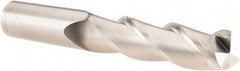 SGS - 5/8", 2-1/8" LOC, 5/8" Shank Diam, 4" OAL, 3 Flute, Solid Carbide Square End Mill - Single End, TiB2 Finish, Spiral Flute, 38° Helix, Centercutting, Right Hand Cut, Right Hand Flute, Series 43 - USA Tool & Supply