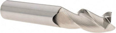 SGS - 1/2", 3 Flute, Single End, Solid Carbide, 0.03" Corner Radius End Mill - 3" OAL, 38° Helix, Right Hand Flute, 1" LOC, Right Hand Cut - USA Tool & Supply