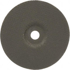 3M - 4-1/2" Wheel Diam, 7/8" Arbor Hole, Type 27 Depressed Center Wheel - Ceramic - USA Tool & Supply