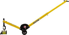 Mag-Mate - 400 Lb Load Capacity, Lift Magnet Dolly - 10" High x 41" Long x 13" Wide, 2 Poles - USA Tool & Supply