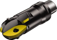 Sandvik Coromant - 2" Cut Diam, 1.791" Max Depth of Cut, 50mm Shank Diam, 6.1024" OAL, Indexable Ball Nose End Mill - 4.9213" Head Length, C5 Modular Connection, RA216.. Cx Toolholder, APMT 160408-M, RA216-51 07 Insert - USA Tool & Supply