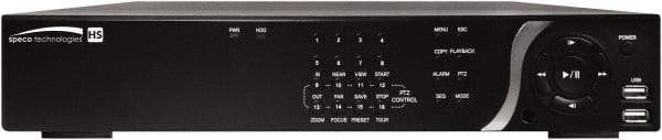 Speco - Security Camera Recorders Type: 16 Channel Digital Video Recorder with 6 TB Hard Drive Hard Drive Size: 6 TB - USA Tool & Supply