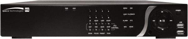 Speco - Security Camera Recorders Type: 16 Channel Digital Video Recorder with 4 TB Hard Drive Hard Drive Size: 4 TB - USA Tool & Supply