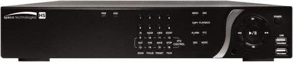 Speco - Security Camera Recorders Type: 8 Channel Digital Video Recorder with 1 TB Hard Drive Hard Drive Size: 1 TB - USA Tool & Supply