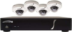 Speco - Security Camera Recorders Type: 4 Channel Plug & Play Network Video Recorder and IP Camera Kit Hard Drive Size: 1 TB - USA Tool & Supply