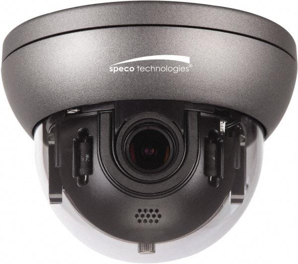 Speco - Indoor and Outdoor Variable Focal Lens Dome Camera - 2.8-12mm Lens, 700 Resolution Line, 5.12 Inch Diameter, 3.94 Inch High, Color Image - USA Tool & Supply