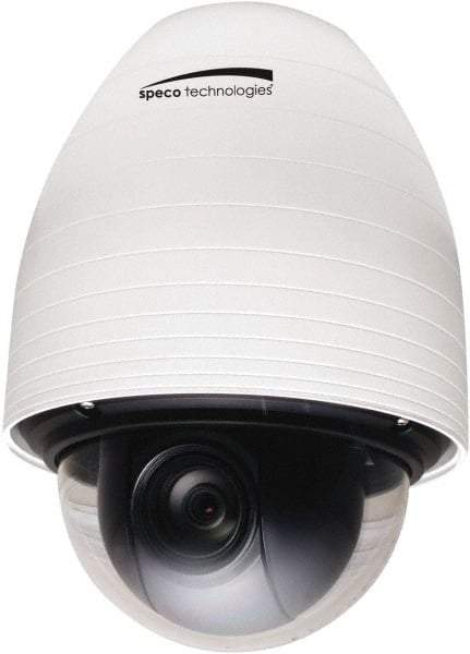 Speco - Indoor and Outdoor Variable Focal Lens PTZ Camera - 4.3-129mm Lens, 1920 x 1080 Pixels, 7.68 Inch Diameter, 9.01 Inch High, Color Image - USA Tool & Supply