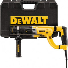 DeWALT - 120 Volt 1-1/8" SDS Chuck Electric Rotary Hammer - 0 to 5,350 BPM, 0 to 1,450 RPM, Reversible, D-Handle - USA Tool & Supply