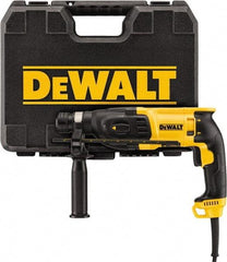 DeWALT - 120 Volt 1" SDS Chuck Electric Rotary Hammer - 0 to 5,500 BPM, 0 to 1,500 RPM, Reversible - USA Tool & Supply