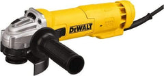 DeWALT - 4-1/2" Wheel Diam, 11,000 RPM, Corded Angle & Disc Grinder - 5/8-11 Spindle, 120 Volts, 11 Amps - USA Tool & Supply