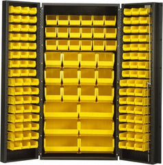 Quantum Storage - 132 Bin Storage Cabinet - USA Tool & Supply