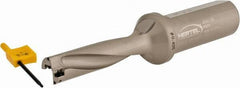 Hertel - 2-1/2" Max Drill Depth, 4xD, 5/8" Diam, Indexable Insert Drill - 2 Inserts, 1" Shank Diam, Straight Shank - USA Tool & Supply