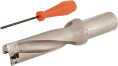 Hertel - 4-1/2" Max Drill Depth, 3xD, 1-1/2" Diam, Indexable Insert Drill - 2 Inserts, 1-1/2" Shank Diam, Straight Shank - USA Tool & Supply