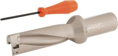 Hertel - 4-5/16" Max Drill Depth, 3xD, 1-7/16" Diam, Indexable Insert Drill - 2 Inserts, 1-1/2" Shank Diam, Straight Shank - USA Tool & Supply