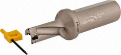 Hertel - 1-1/4" Max Drill Depth, 2xD, 5/8" Diam, Indexable Insert Drill - 2 Inserts, 1" Shank Diam, Straight Shank - USA Tool & Supply