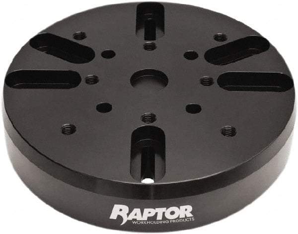 Raptor Workholding - 9-7/8" Jaw Width, 2" High Riser - For Use with 4 & 5 Axis Workholding Systems - USA Tool & Supply