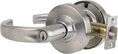 Schlage - Storeroom Lever Lockset for 1-5/8 to 2" Thick Doors - Exact Industrial Supply