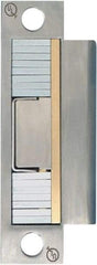 Securitron - 4.88" Long x 1-1/4" Wide, Stainless Steel Finish, Electric Door Strike - 24 VDC, Corded Power, Zinc Alloy - USA Tool & Supply