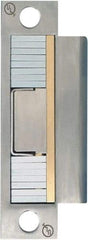 Securitron - 4.88" Long x 1-1/4" Wide, Stainless Steel Finish, Electric Door Strike - 12 VDC, Corded Power, Zinc Alloy - USA Tool & Supply