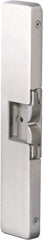 Hes - 9" Long x 1/2" Wide, Satin Stainless Steel Finish, Electric Door Strike - 12/24 VDC, VAC/VDC Power, Zinc Alloy - USA Tool & Supply