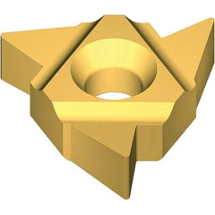 Vargus - 4UEL External Left Hand SAGE Laydown Threading Insert - Grade VKX, TiN Coated Carbide - USA Tool & Supply